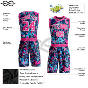 Haute qualité hommes personnalisé réversible jeunesse basket-ball maillot uniformes de basket-ball pour le sport cousu classiques léger - Product Image 6