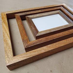 Marco de Fotos Hecho a Mano de Madera de Koa Hawaiana Sólida y Varios Tipos de Madera, Marco de Fotos Natural Creativo de Doble Cara - Product Image 6