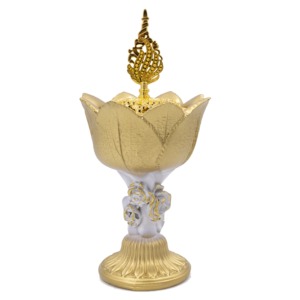 Quemador de incienso creativo de Oriente Medio Adornos de metal de moda Quemador de decoración simple para el hogar-Hecho de acero - Product Image 6