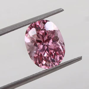 หินมอร์แกนไนต์ทรงวงรีขนาด12x10เจียระไนรูปพีชสีชมพูธรรมชาติคุณภาพ AAA - Product Image 1