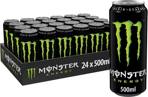 Bebida Energética Monsters Original Blanca Baja en Carbohidratos con Ginkgo, Carbonato y Taurina, 16 Onzas Líquidas, Caja a Granel de 4/12 Paquetes - Product Image 2