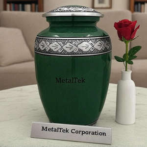 Jarra de entierro de Metal personalizada de estilo americano, urna de cremación rosa para cenizas humanas y mascotas, suministros funerarios decorativos, urnas de recuerdo - Product Image 4