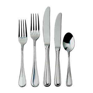 Ensemble de couverts miroir en acier inoxydable de haute qualité Couverts plaqués argent de style européen robuste pour les mariages Usage quotidien - Product Image 5