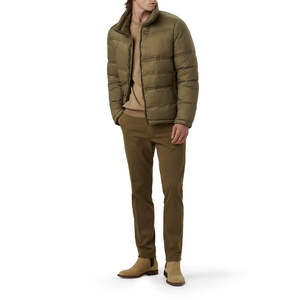 Vêtements décontractés Respirant Col montant Manches longues Coupe régulière Vêtements d'hiver Vestes matelassées chaudes Confortables pour hommes - Product Image 5