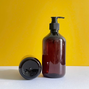 Bouteille cosmétique PET lotion crème nettoyante en gros avec capacité de la buse de la pompe 350ml 500ml shampooing gel douche manufacture du Vietnam - Product Image 3