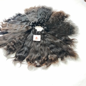 Extensiones de cabello humano de doble trama, máquina de color natural de onda profunda procesada, Marcas Vietnamitas alineadas con cutícula Remy 100% - Product Image 5