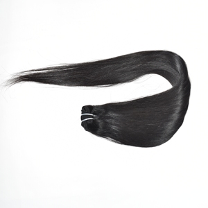 Extensions de cheveux humains indiens bruts de haute qualité, prix de gros, lisses, double trame, couleur noire naturelle, fournisseur de machines - Product Image 5