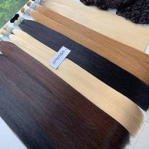 Prix de gros Extensions de cheveux en vrac Cheveux humains vierges vietnamiens Double noyés 100 grammes Toutes les couleurs 16 pouces - Product Image 1