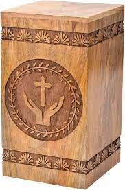 Urnas de cremación de madera hechas a mano modernas al por mayor urnas de entierro funerario decorativas para hombre y mujer a bajo precio - Product Image 6