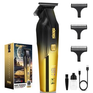 Tondeuse à barbe professionnelle sans fil rechargeable, 2 vitesses, alimentation USB, lame en céramique en métallurgie des poudres - Product Image 5