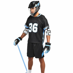 Uniformes de lacrosse en gros pour hommes et femmes, nouveau design haut de gamme, impression par transfert thermique, respirant, antibactérien, dernier style, taille plus - Product Image 1