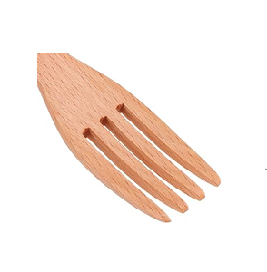 Real Wood <b>Hand</b> Handle Serving Salad Spoon Wooden Salad Servers Spoon and Hot Sale Product - Product Image 4