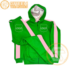 Alpha personalizado | Chándal bordado de lana de algodón Kapa Sorority Ropa griega transpirable de alta calidad Trajes de chándal para mujer - Product Image 4