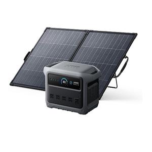 Nouvelle station d'alimentation portable Anker SOLIX C1000 Gen 2 avec panneau solaire bifacial de 200W, générateur solaire de 2 000W (pic 3 000W) - Product Image 1