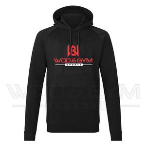 เสื้อฮู้ดสวมหัวแขนยาวผ้าคอตตอนโพลีเอสเตอร์พิมพ์ลายด้วยความร้อนแบบสีทึบมีโลโก้สำหรับฤดูหนาวกำหนดเอง100% - Product Image 5