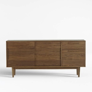 أثاث بسيط بسيط بسيط بسيط بسيط من Tate Walnut Credenza Mahogany Wood Suar Wood - Product Image 1