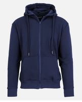 Sweat à capuche unisexe noir 100 % coton avec fermeture éclair, style streetwear numérique hivernal, fermeture éclair intégrale, couleurs personnalisées brodées, coupe oversize pour homme