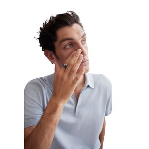 Camisa Polo gótica de manga corta para hombre de alta calidad, lienzo personalizable con logotipo impreso, solapa personalizable frontal, servicio OEM - Product Image 2