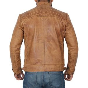 Meilleure vente Veste en cuir tendance pour homme Veste en cuir originale en cuir léger et durable de haute qualité pour homme par Maximize Wear - Product Image 6
