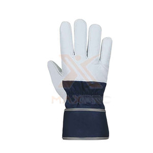 Guantes de Trabajo de Cuero Genuino Resistentes al Fuego y al Agua, Antideslizantes, con Puño de Seguridad - Product Image 2
