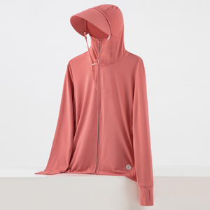 Veste de sport UPF 50 avec logo personnalisé, veste de protection solaire, impression de logo personnalisé, sweat-shirt léger délavé au soleil, sweat-shirt à fermeture éclair délavé au soleil - Product Image 3