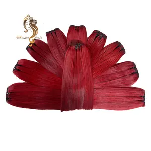 Tonalità Premium di prodotti di colori rossi capelli di trama per un aspetto attraente-estensione dei capelli con alta qualità dal marchio Anka