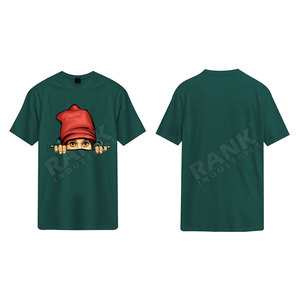 เสื้อยืดคอกลมแขนสั้นผ้าฝ้าย 100% ระบายอากาศได้ดี ทรงหลวมสำหรับผู้ชาย ยี่ห้อ RANK INDUSTRIES ขายดี พร้อมโลโก้แบบกำหนดเองได้ - Product Image 6