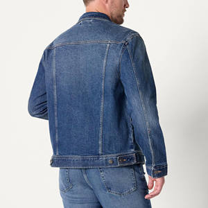 Veste en jean décontractée pour homme, vêtement de travail, veste d'hiver, streetwear, veste épaisse, manteau, vente en gros et personnalisation - Product Image 2