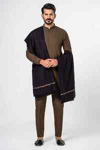Men Traditional Winter Wool <b>Shawl</b> Soft Warm Breathable 300g Elegant Solid <b>Wrap</b> - Product Image 4