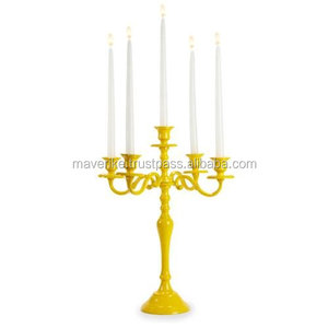 Customized 5 Arms Metal <b>Candelabra</b> Silver Finished Floor <b>Candelabra</b> for Home Wedding and Christmas Decorations - Product Image 6