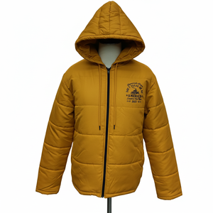 Veste matelassée d'hiver personnalisée pour créateur de mode en gros, imprimée sur mesure, coupe-vent et imperméable, confortable - Product Image 5