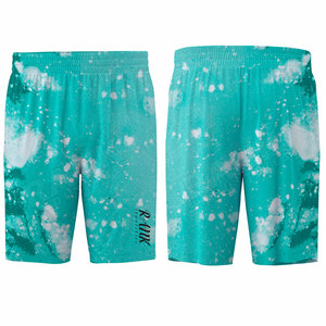 Shorts d'été décontractés pour hommes, taille mi-haute, en toile avec taille élastique et poches latérales, imprimé numérique - Product Image 6