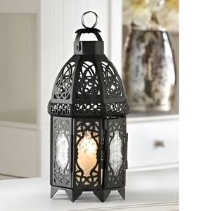 Lanterne traditionnelle en métal colorée élégante et tendance pour la décoration de la maison, lanterne artisanale personnalisée - Product Image 1