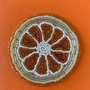 Handmade Strip Design <b>Glass</b> Beaded Tea <b>Coaster</b> Tea Coffee Drink Placemet Table <b>Coaster</b> Home Kitchen Decoration <b>Coaster</b> - Product Image 2