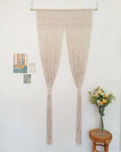 คอลเลกชันใหม่2022แฮนด์เมด Macrame ผ้าม่านตกแต่งบ้าน - Product Image 3