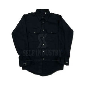 Camisas cómodas de soldadura FR para hombres al por mayor, nuevo diseño 2025, logotipo personalizado, camisas de soldadura FR para hombres - Product Image 2