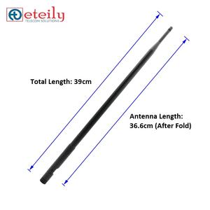 Antena de látigo de alta ganancia ETEILY 433MHz 12dBi diseño de pato de goma con conector SMA (M) cuerpo móvil para comunicación hecho India - Product Image 3