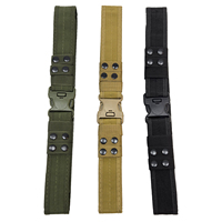 Cinturón Táctico Molle de Lona Resistente para Exteriores, Camuflaje, Nailon, Seguridad, Liberación Rápida