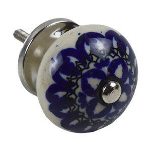 Poignées en céramique de conception de thème de fleur pour la décoration intérieure Boutons en céramique colorés et matériel de meubles pour l'utilisation de porte - Product Image 4