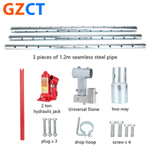 Bor Tangan Braket Teleskopik Berdiri Vertikal Drill Stand Lifteable Bingkai Bracket dengan 42*42 360 Derajat 4-Way Joint & Jack - Product Image 2