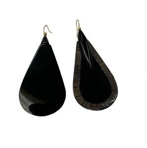 Boucles d'oreilles en corne de buffle pour filles, boucles d'oreilles pour femmes, bijoux en corne, corne naturelle pour femmes, haute qualité - Product Image 1