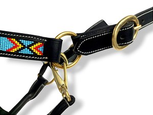 Toda la venta precio de fábrica de cuero de calidad superior occidental Show Halter con ajuste de plata de alta calidad Halter para montar a caballo - Product Image 4