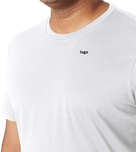 T-shirt confortable en coton à manches courtes coupe ajustée pour hommes T-shirt confort quotidien lavé en machine du Bangladesh - Product Image 3