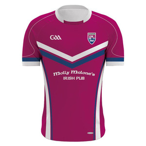 Camiseta de fútbol sublimada 100% poliéster GAA Kit de fútbol con diseño sólido Servicio OEM disponible - Product Image 1