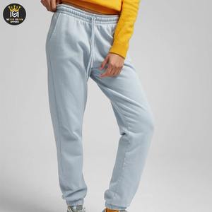 Pantalones Deportivos de Lona Gruesa para Mujer, Pantalones de Chándal Cálidos de Invierno, Cintura Media, Frente Plano, Diseño Elegante, 100% Algodón, Suministro Directo de Fábrica - Product Image 3