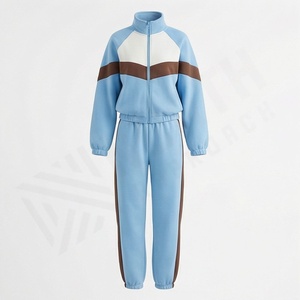 <b>Women's</b> Y2K Hooded <b>Jogger</b> Streetwear Pant Set Two-Piece Elastic Waist Sweatshirts 100% Cotton <b>Fleece</b> Autumn Winter Sports - Product Image 1
