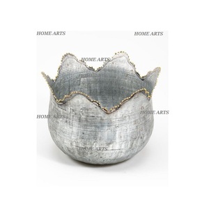Bol décoratif galvanisé au design classique, qualité exclusive, taille personnalisée, bol à fruits à vendre - Product Image 1