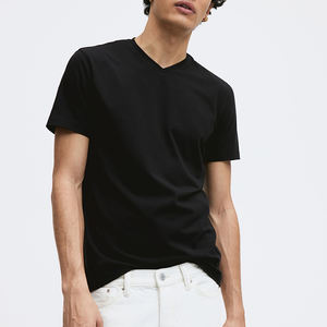 Vêtements fabriqués sur mesure de qualité supérieure T Shirt Pakistan avec logo brodé personnalisé et impression vierge Polyester/coton pour hommes - Product Image 2