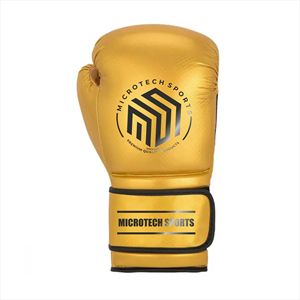 Gants de boxe d'entraînement Micr@tech de qualité supérieure en cuir de vachette avec fermeture auto-agrippante, fabriqués au Pakistan, extensibles pour une performance optimale - Product Image 5
