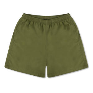 กางเกงขาสั้นไนลอนขายส่งสำหรับผู้ชาย สีกรมท่า เอวยางยืด มีกระเป๋าหน้า สไตล์สตรีทแวร์ แฟชั่นผู้ชาย กางเกงขาสั้นไนลอน ความยาวขาใน 7 นิ้ว - Product Image 2